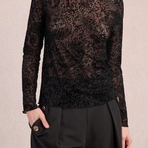 Apple Burnout Lace Top *XS-XL*