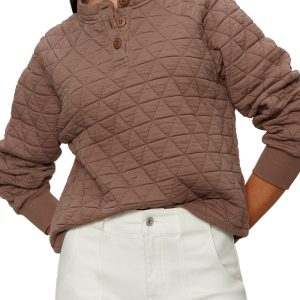 Morel Quilted Button Popover *XS-XL*